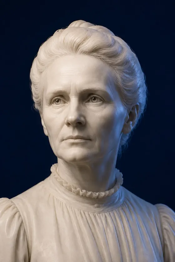 Escultura de Marie Curie