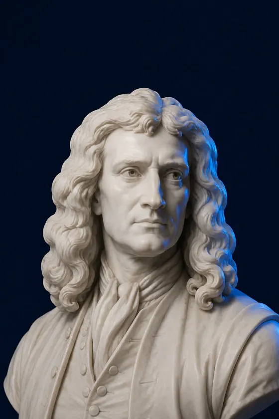 Escultura de Isaac Newton