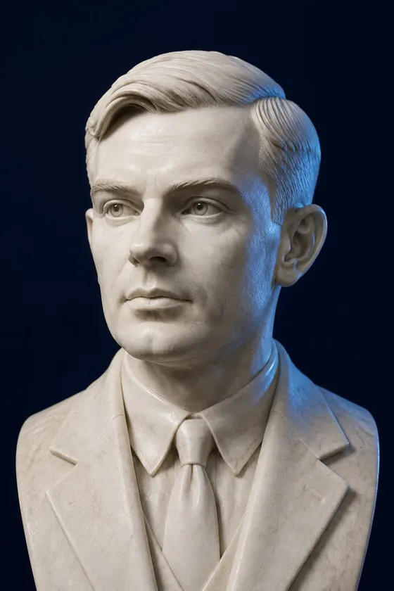 Escultura de Alan Turing